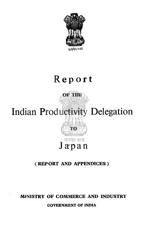 Indian Productivity Delegation